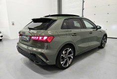 Audi A3 sportback 35 tdi 150 cv s line / pack black / toit pano / carplay / gar const 06.2027 