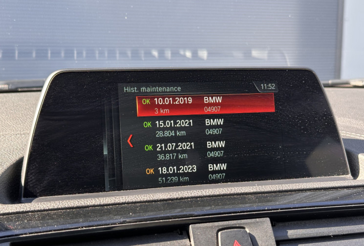 BMW Série 1 (F20) LCI 116d BVA8 Business Design - SUIVI COMPLET BMW 