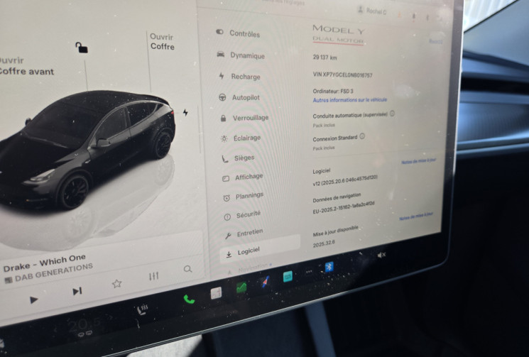 Tesla Model Y Performance AWD 534 cv dual motor * Autopilot amélioré FSD* Finition carbone* Yoke*  