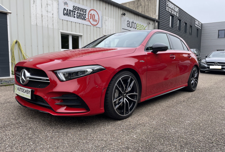 Mercedes Classe A 35 AMG 306 ch 4Matic/ Pack Aéro AMG/Sièges élec/Apple CarPlay/Toit pano/53000 km