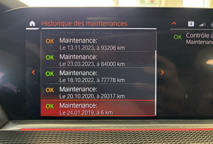 BMW X5 30D XDRIVE 3.0 D STEPTRONIC8 265 (G05) PACK M / TOIT OUVRANT / SUIVI COMPLET BMW