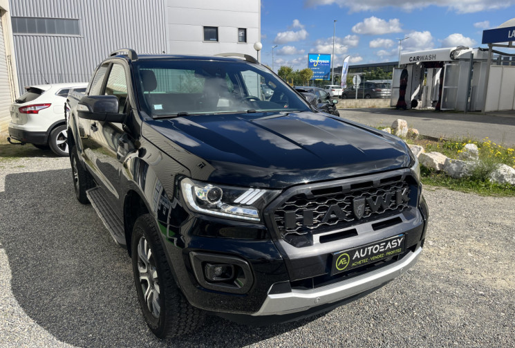 Ford Ranger Super Cabine 2.0 TDCi 213chWildtrak Bi-Turbo 22916HT Pack HAWK TVA DEDUCTIBLE