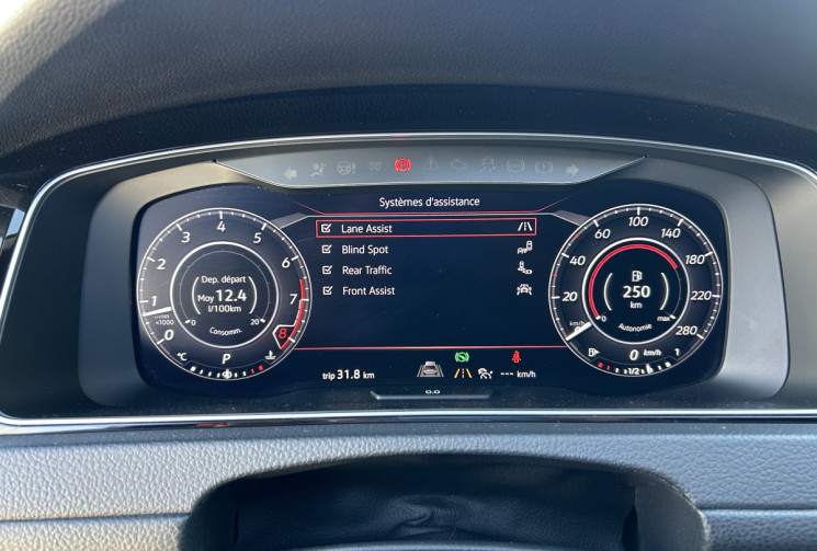 Volkswagen Golf 7.5 2.0 TFSi 245 Ch GTI Performance DSG7 * Toit ouvrant * Camera * Carplay