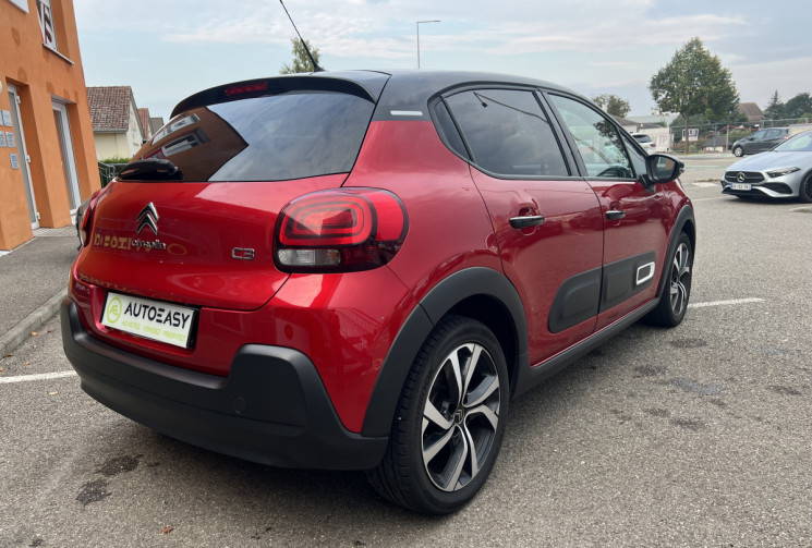 Citroën C3 1.2 PureTech 110 SHINE BVM6  Courroie OK 