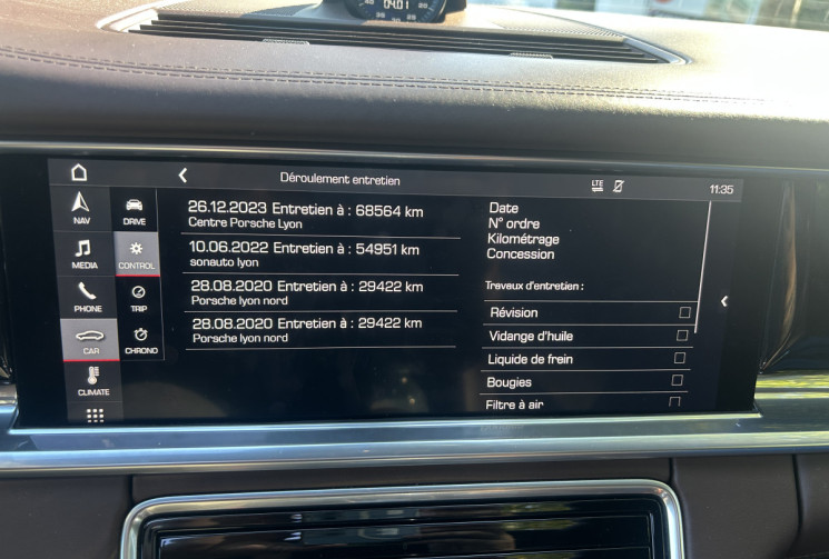 Porsche Panamera II (971) Sport Turismo 2.9 DFi V6 462 Plug in Hybrid PDK8 330 Entretien Porsche