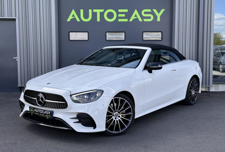 Mercedes CLASSE E CABRIOLET 220d 9G-TRONIC 194 cv PACK AMG - MULTIBEAM - BURMEISTER -CAM360
