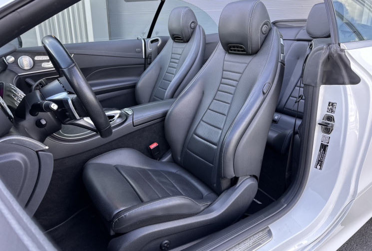 Mercedes CLASSE E CABRIOLET 220d 9G-TRONIC 194 cv PACK AMG - MULTIBEAM - BURMEISTER -CAM360