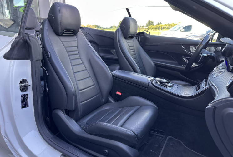 Mercedes CLASSE E CABRIOLET 220d 9G-TRONIC 194 cv PACK AMG - MULTIBEAM - BURMEISTER -CAM360