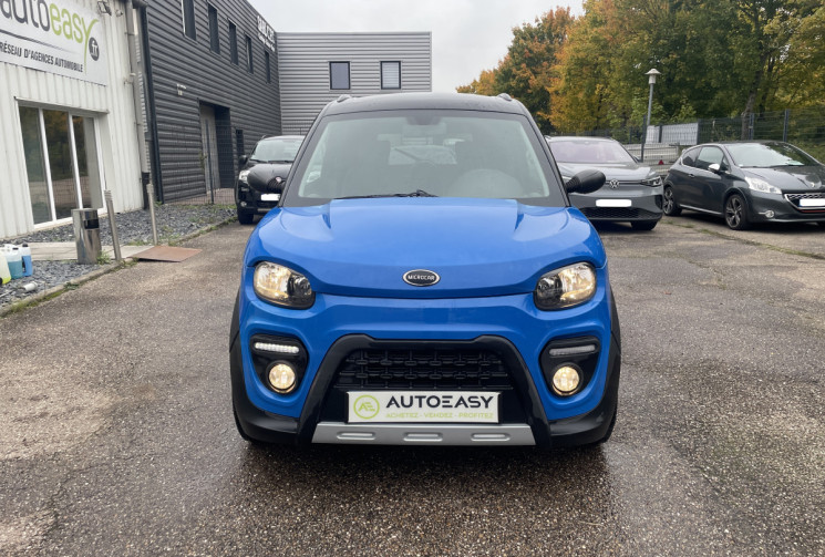 Microcar M.Go X DCI 1 cv / Barre de toit / Bleu métal / 1er Main / Sans Permis