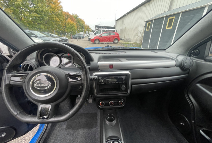 Microcar M.Go X DCI 1 cv / Barre de toit / Bleu métal / 1er Main / Sans Permis