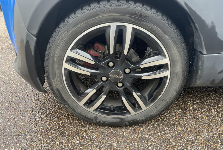 Microcar M.Go X DCI 1 cv / Barre de toit / Bleu métal / 1er Main / Sans Permis