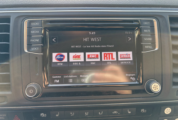 Volkswagen Multivan T6 (7H) Multivan L1 2.0 BiTDI 16V Combi court DSG7 204 cv Boîte auto CARAT