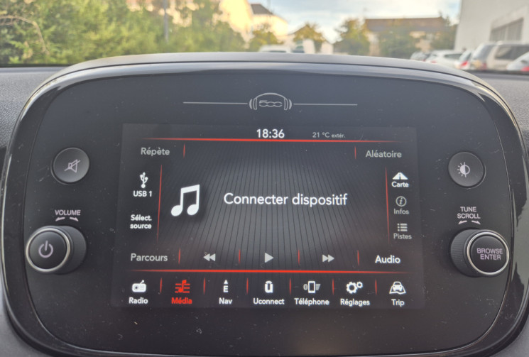 FIAT 500X 1.0 Turbo 120ch SPORT sièges chauffants