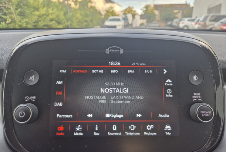 FIAT 500X 1.0 Turbo 120ch SPORT sièges chauffants
