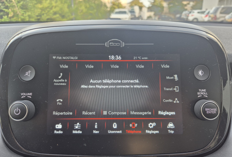 FIAT 500X 1.0 Turbo 120ch SPORT sièges chauffants