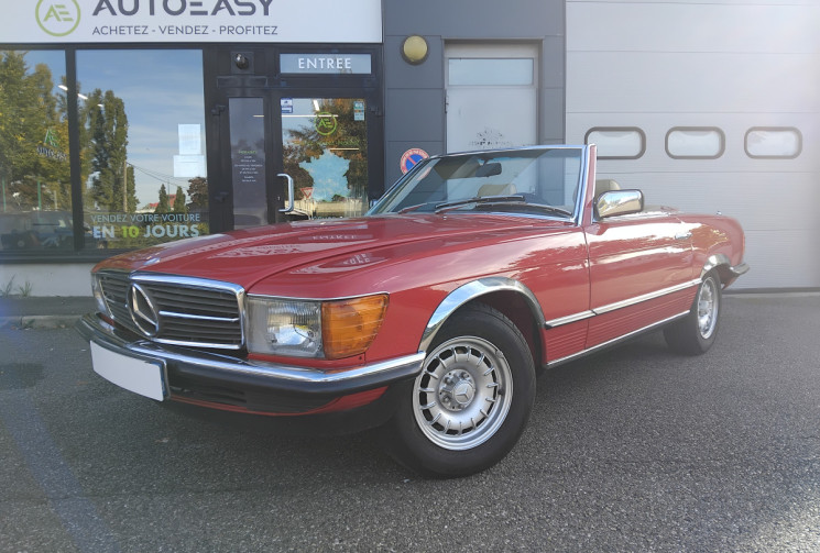 Mercedes SL 280 Roadster R107   2.7 BVM4 185 cv - superbe état - Hard top + toile neuve -