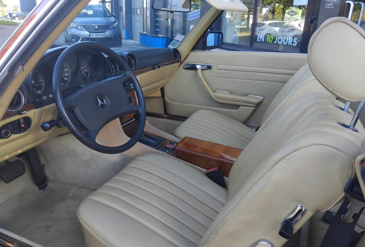 Mercedes SL 280 Roadster R107   2.7 BVM4 185 cv - superbe état - Hard top + toile neuve -