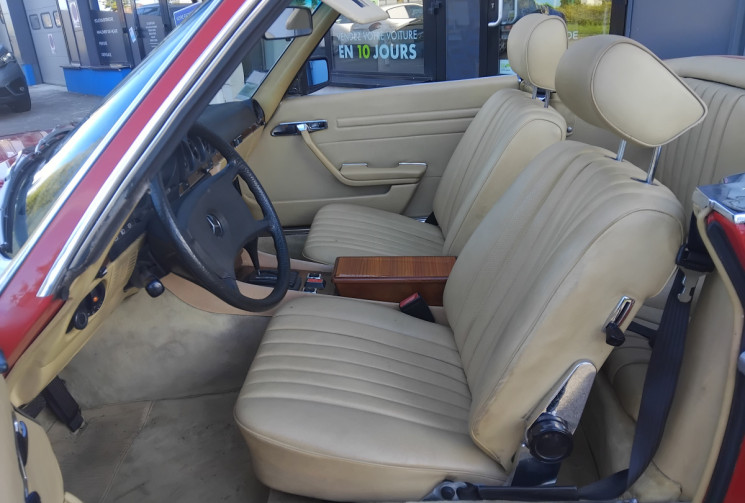 Mercedes SL 280 Roadster R107   2.7 BVM4 185 cv - superbe état - Hard top + toile neuve -