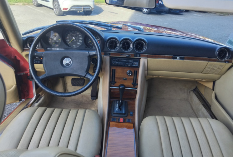 Mercedes SL 280 Roadster R107   2.7 BVM4 185 cv - superbe état - Hard top + toile neuve -