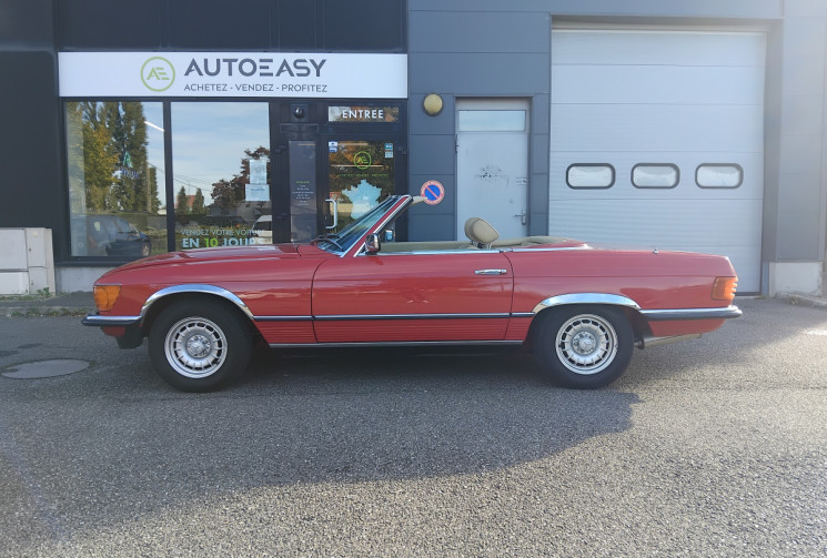 Mercedes SL 280 Roadster R107   2.7 BVM4 185 cv - superbe état - Hard top + toile neuve -