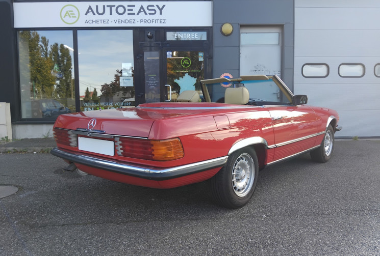 Mercedes SL 280 Roadster R107   2.7 BVM4 185 cv - superbe état - Hard top + toile neuve -