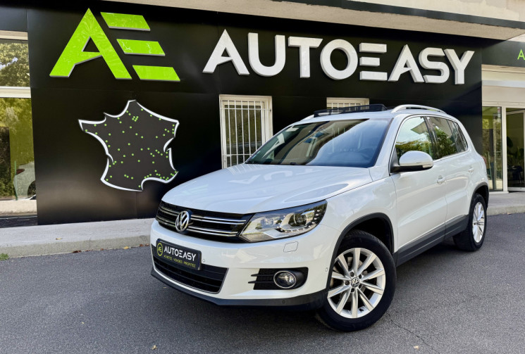 Volkswagen Tiguan 2.0 TDI 140 CARAT DSG7 4Motion / 1ere main / Toit ouvrant / Camera / GPS / Cuir