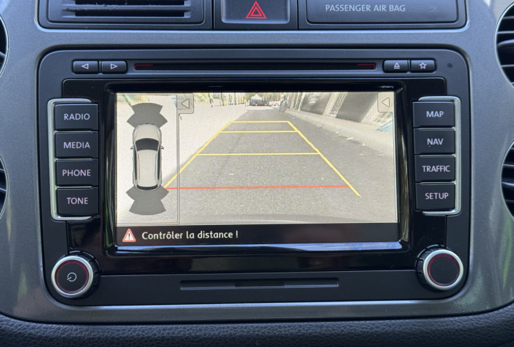 Volkswagen Tiguan 2.0 TDI 140 CARAT DSG7 4Motion / 1ere main / Toit ouvrant / Camera / GPS / Cuir