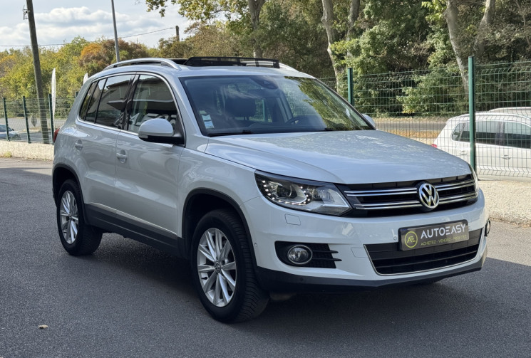Volkswagen Tiguan 2.0 TDI 140 CARAT DSG7 4Motion / 1ere main / Toit ouvrant / Camera / GPS / Cuir