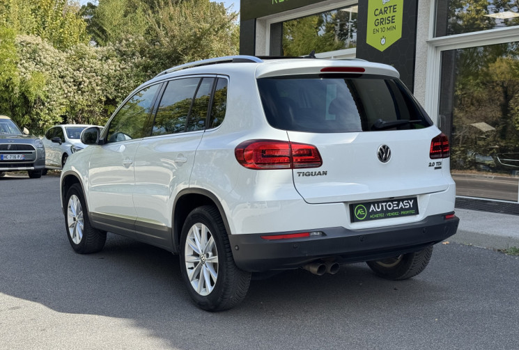 Volkswagen Tiguan 2.0 TDI 140 CARAT DSG7 4Motion / 1ere main / Toit ouvrant / Camera / GPS / Cuir