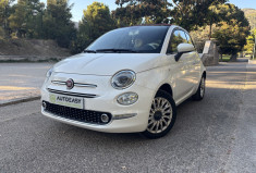 FIAT 500C 1.2L 69 CH - CLIM - BLUETOOTH - REGULATEUR - CT VIERGE - DISTRIB FAITE