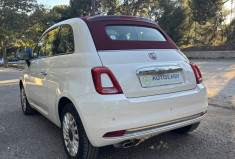FIAT 500C 1.2L 69 CH - CLIM - BLUETOOTH - REGULATEUR - CT VIERGE