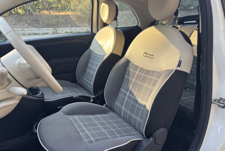 FIAT 500C 1.2L 69 CH - CLIM - BLUETOOTH - REGULATEUR - CT VIERGE