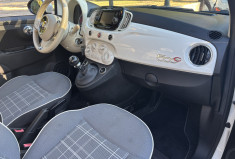 FIAT 500C 1.2L 69 CH - CLIM - BLUETOOTH - REGULATEUR - CT VIERGE - DISTRIB FAITE