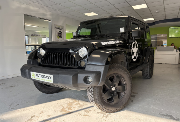 Jeep Wrangler 3.8 V6 200 CV BOITE AUTO    CUIR 