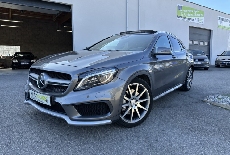 Mercedes GLA 45 AMG 2.0 i TURBO 4MATIC 7G-DCT 360 * IMMATRICULATION FRANCE / TOIT OUVRANT / CUIR Mercedes GLA 45 AMG 2.0 i TURBO 4MATIC 7G-DCT 360 * IMMATRICULATION FRANCE / TOIT OUVRANT / CUIR