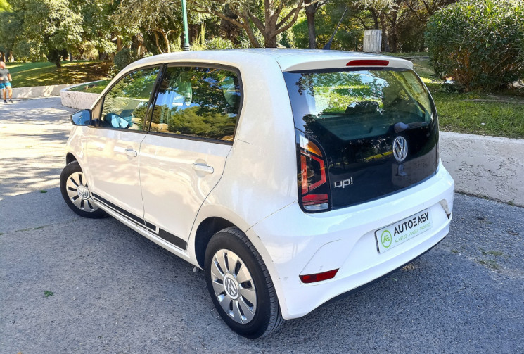 Volkswagen up! 1.0L 60CH - Move UP - 5 Portes - 1ère Main - Clim - Bluetooth - Gtie 12 mois !