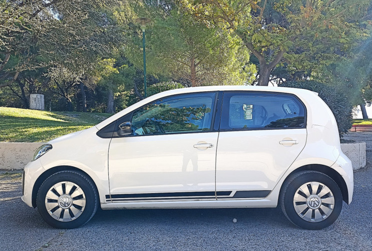 Volkswagen up! 1.0L 60CH - Move UP - 5 Portes - 1ère Main - Clim - Bluetooth - Gtie 12 mois !