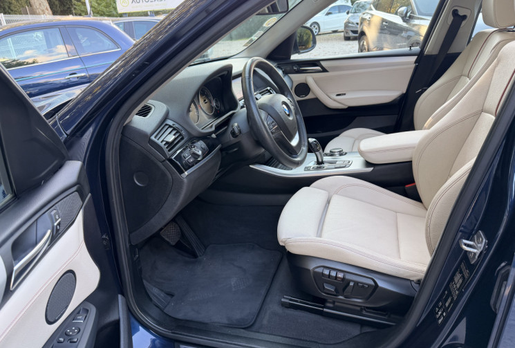 BMW X4 F26 20d xDrive 190 xLine * Français / 2e main / Cuir beige / Toit ouvrant