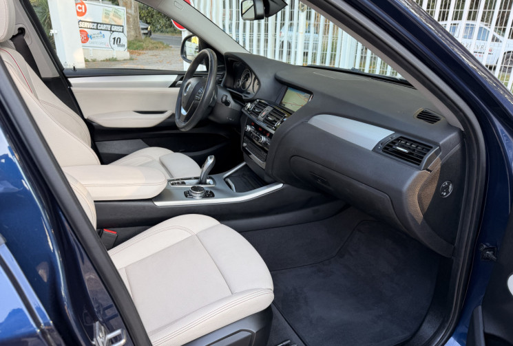 BMW X4 F26 20d xDrive 190 xLine * Français / 2e main / Cuir beige / Toit ouvrant