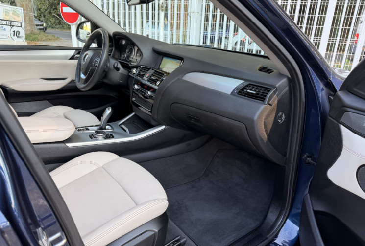 BMW X4 F26 20d xDrive 190 xLine * Français / 2e main / Cuir beige / Toit ouvrant