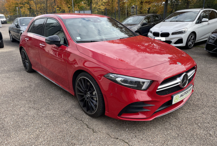 Mercedes Classe A 35 AMG 306 ch 4Matic 7G-DCT AMG, Caméra 360°, Int. Alcantara, Affichage Tête Haute