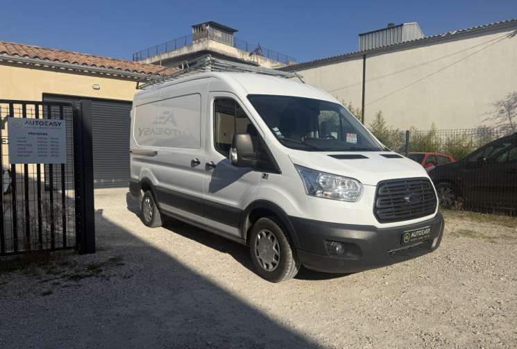 Ford Transit L2H2 2.0 EcoBlue 130cv // ATTELAGE / CARPLAY / CAMERA DE RECUL / GALERIE // PAS DE TVA