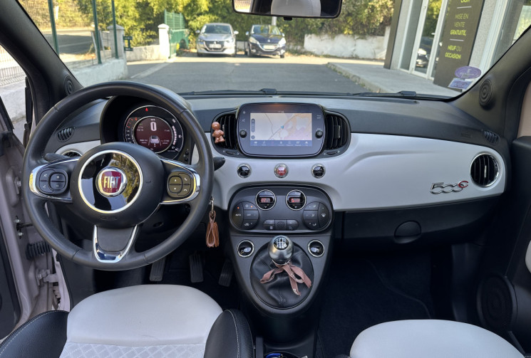 FIAT 500C 1.0 BSG 69 STAR Mild Hybrid * Entretien complet FIAT * CT ok * Garantie 6 mois
