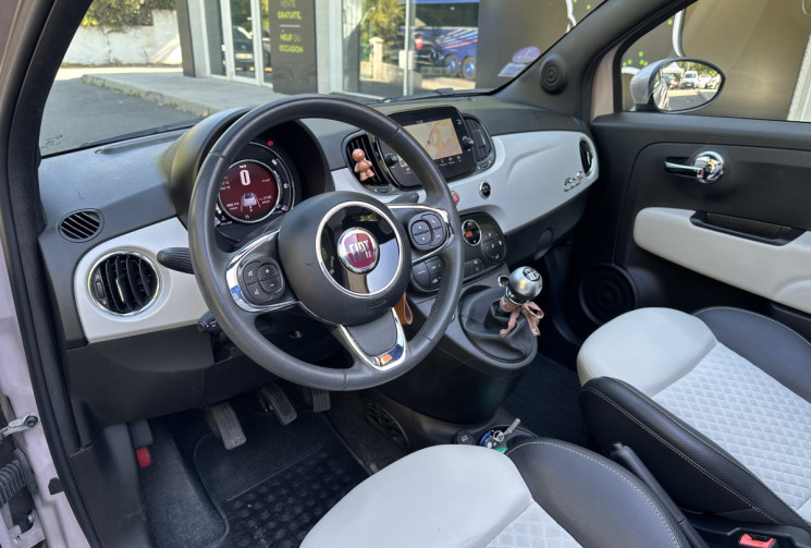 FIAT 500C 1.0 BSG 69 STAR Mild Hybrid * Entretien complet FIAT * CT ok * Garantie 6 mois