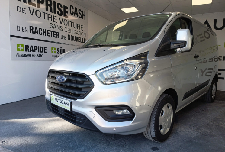 Ford TRANSIT CUSTOM FG 130 cv 2 EcoBlue mHEV TREND TRES BEL ÉTAT HABILLAGE NEUF ENTRETIEN A JOUR