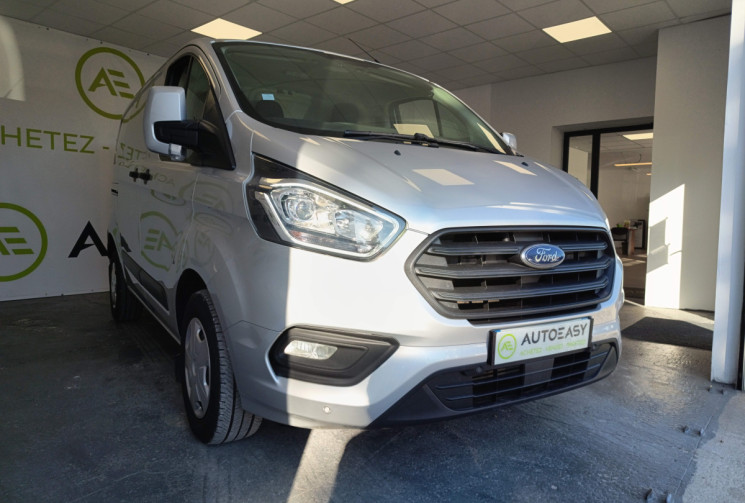 Ford TRANSIT CUSTOM FG 130 cv 2 EcoBlue mHEV TREND TRES BEL ÉTAT HABILLAGE NEUF ENTRETIEN A JOUR