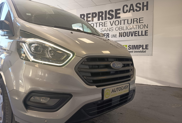 Ford TRANSIT CUSTOM FG 130 cv 2 EcoBlue mHEV TREND TRES BEL ÉTAT HABILLAGE NEUF ENTRETIEN A JOUR
