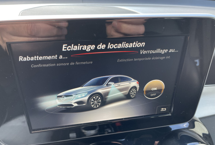 Mercedes GLC Coupé 220 d 170 ch 4Matic 9G-Tronic / Sièges Sport & électrique / Caméra recul