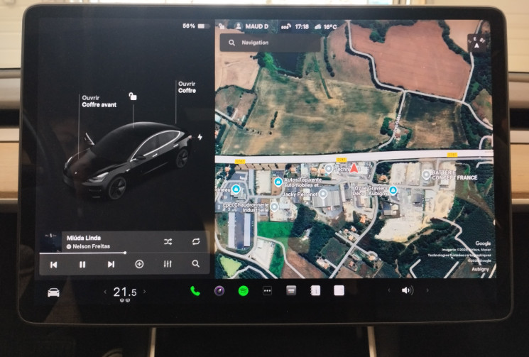 Tesla Model 3 LONG-RANGE DUAL MOTOR AWD 475ch AVEC AUTOPILOT AMELIORE INTEGRE + ATTELAGE 