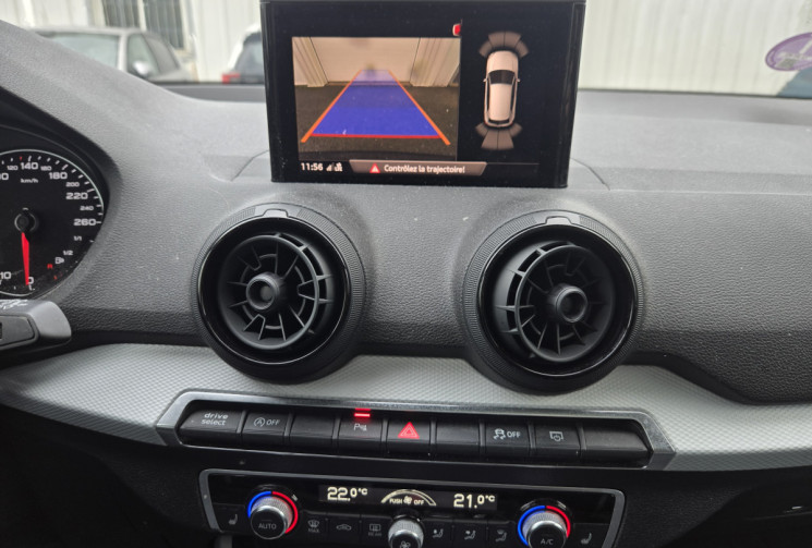 Audi Q2 30 TFSI 116ch Design luxe S tronic 7 * FULL CUIR*CARPLAY*SIEGES CHAUFFANTS*PACK SON B&O* 